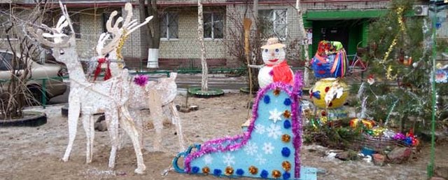 Новогодняя сказка в Днепре своими руками