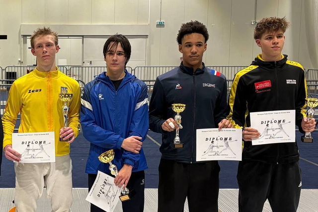 Днепрянин Григорий Краснюк завоевал «серебро» на турнире по фехтованию в Словакии