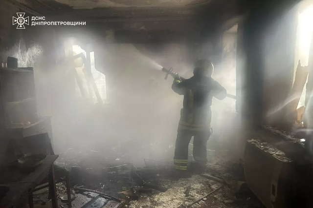У Дніпрі внаслідок пожежі у будинку загинула жінка