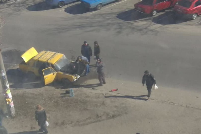 На левобережье Каменского горела «копейка»