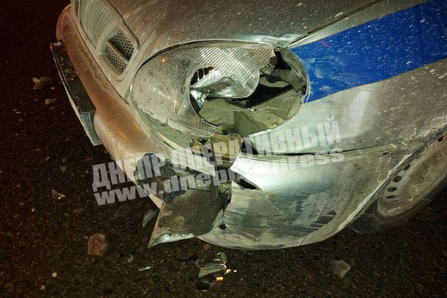 В Днепре на пересечении Калиновой и Образцова столкнулись Daewoo и Kia: видео момента ДТП