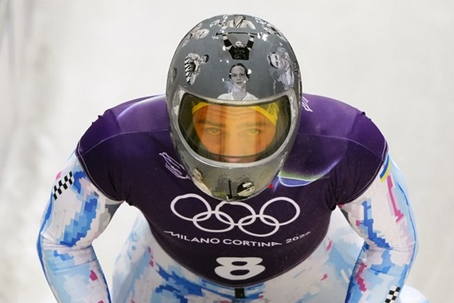 Скелетоніст Владислав Гераскевич у Гераскевич стал лицом новой марки Укрпочты