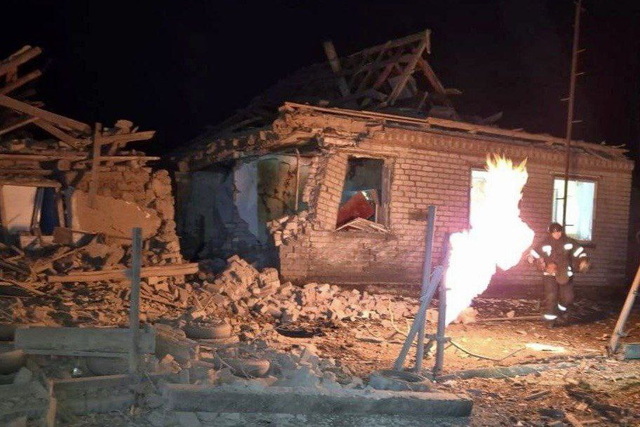 Враг атаковал два района области беспилотниками, артиллерией и Градами