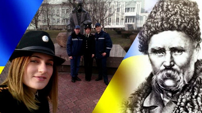 Спасатели Каменского почтили память Кобзаря флешмобом «Global Shevchenko»