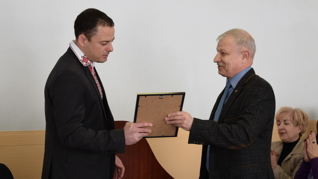 Каменской городской голова награжден Почетной грамотой Украинского Союза ветеранов Афганистана