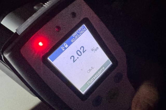 Днепровские патрульные выявляют пьяных водителей во время комендантского часа