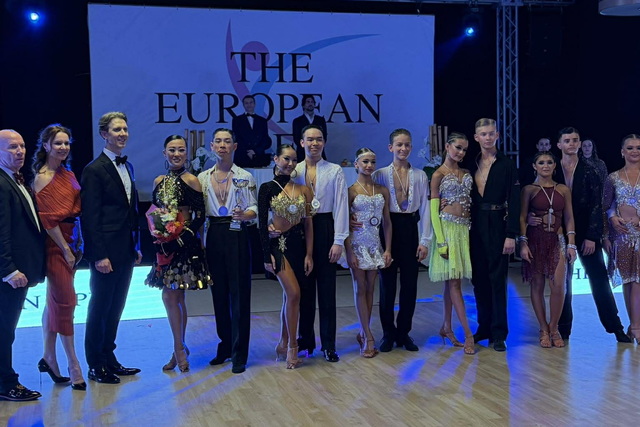 Днепровская спортсменка Камелия Кадаева – призерка Чемпионата Европы по бальным танцам