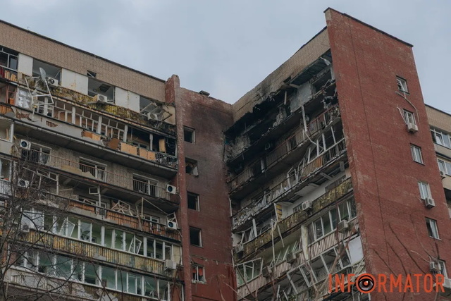 Чи є загроза обвалу будинку у Дніпрі, в який 24 березня влучив шахед