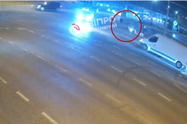 У Дніпрі на Слобожанському сталася мото-ДТП із постраждалим