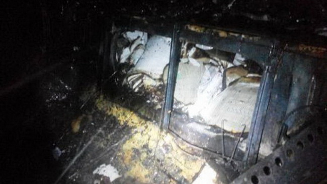 В Днепродзержинске сгорел «Москвич»