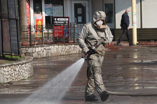 В Каменском провели масштабную санитарную обработку города