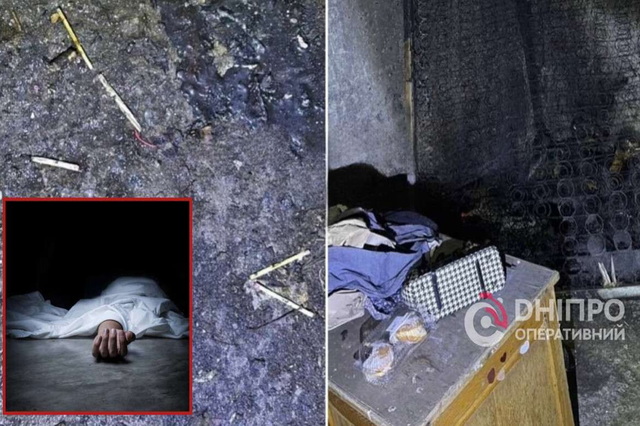 У Дніпрі біля інституту виявили обгорілий труп