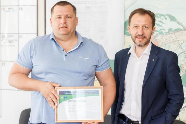 Мер Дніпра Борис Філатов отримав свідоцтво про членство міста в Європейській асоціації місцевої демократії