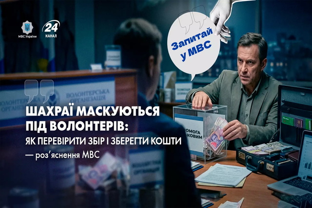 Шахраї маскуються під волонтерів: як перевірити збір і зберегти кошти - роз'яснення МВС