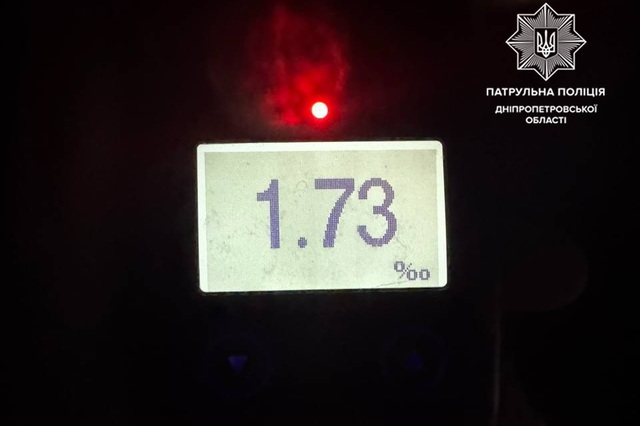 1,73 промилле алкоголя: патрульные выявили пьяных водителей