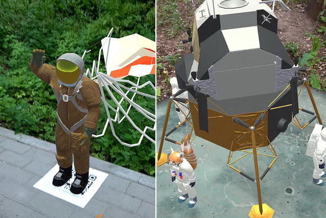 В парке Гагарина украли все QR-коды дополненной реальности