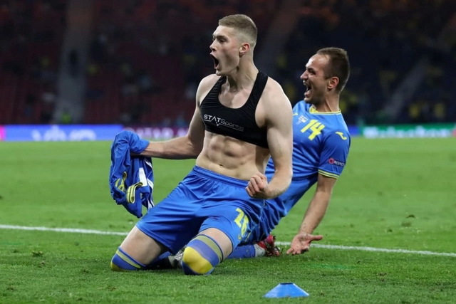 Нападающий «Днепра-1» забил решающий гол на матче Украина-Швеция