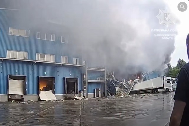 Ворожа атака на Дніпро 31 травня: відео з бодікамер патрульних