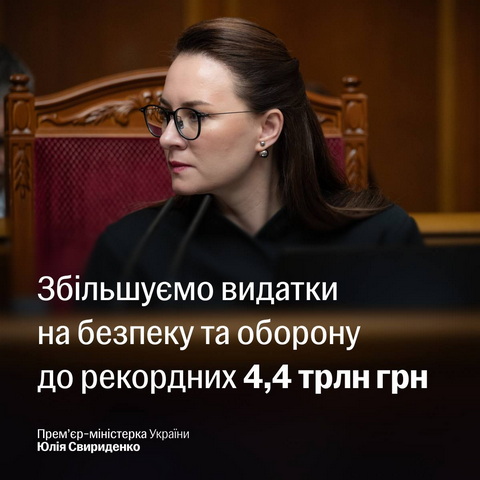 Бюджет на оборону и безопасность увеличили на 1,56 трлн грн