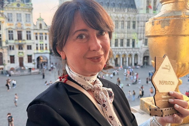 Вчителька з Дніпра отримала міжнародну освітню премію!