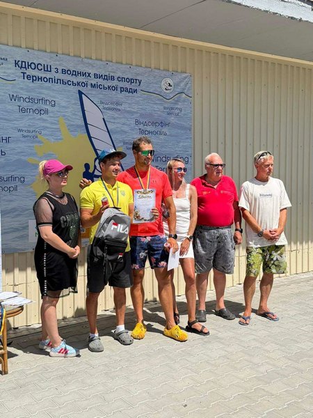 Днепряне завоевали медали на чемпионате Украины по парусному спорту