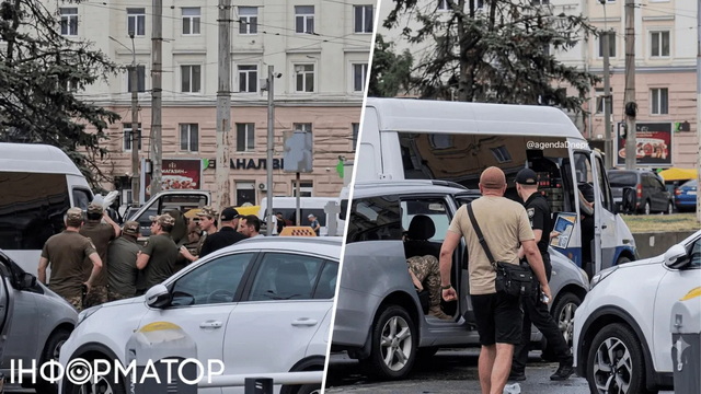 В Днепре попытка силовой мобилизации завершилась дракой – в ТЦК полетели кирпич и стулья