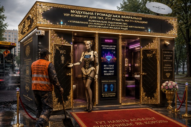 Комунальники Дніпра закуплять модульний туалет дорожче трикімнатної квартири