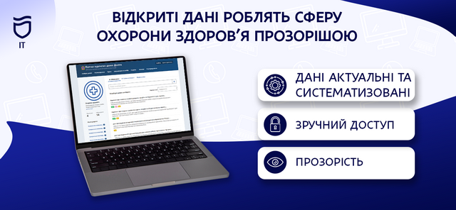В Днепре информация об обеспечении медучреждений доступна онлайн на Портале открытых данных