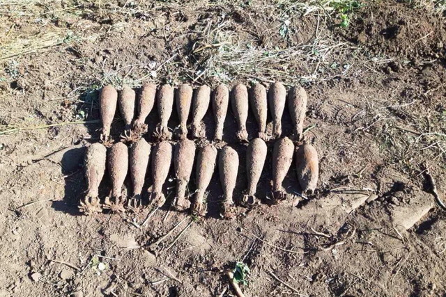 На Дніпропетровщині піротехніки знищили 22 боєприпасів