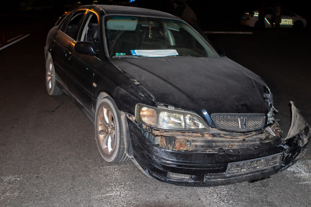 Тройное ДТП на Звездном бульваре: от удара Honda потеряла колесо