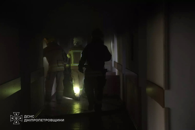 У Дніпрі під час пожежі в лікарні рятувальники врятували 9 людей, одна людина загинула