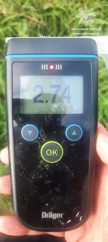 У Дніпрі патрульні продовжують виявляти на дорогах міста нетверезих водіїв