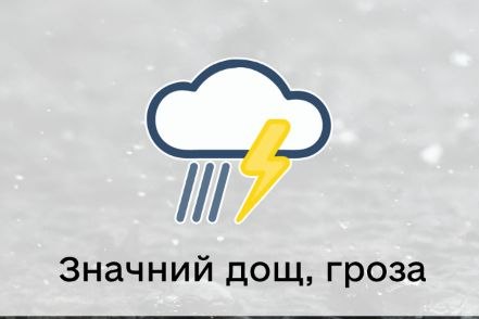 Предупреждение об опасном явлении: в Днепре ожидается сильный дождь и гроза