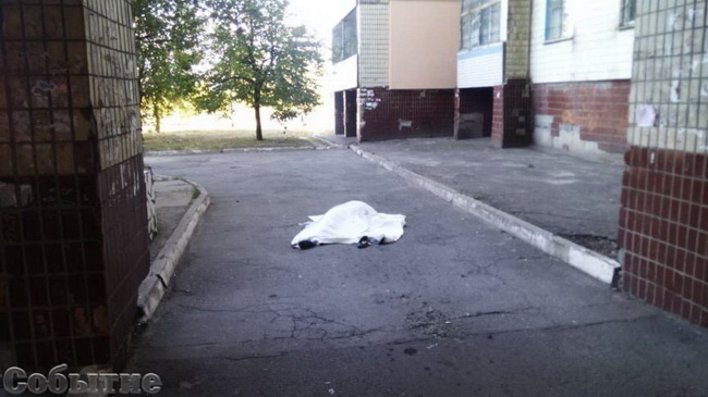 В Каменском женщина упала с девятого этажа