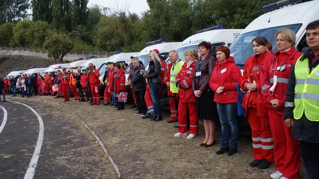 Масштабні всеукраїнські навчання медиків проходять у Кам`янському
