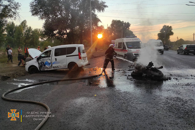 В Павлограде столкнулись Renault и мотоцикл Honda: погиб мужчина