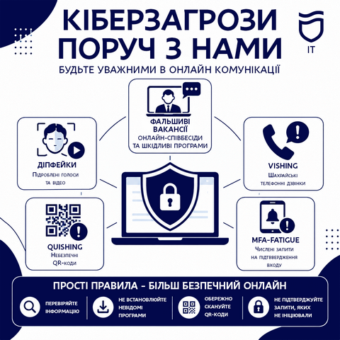 Кибербезопасность в Днепре: как распознать новые мошеннические схемы