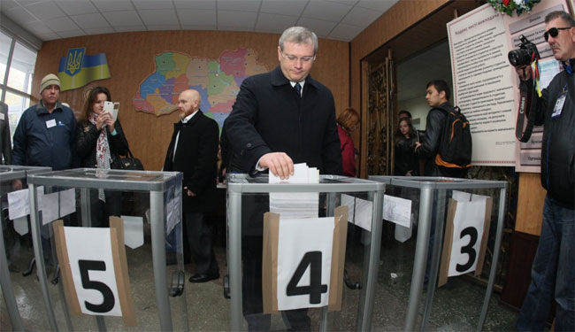 Вилкул проголосовал «за сильный и красивый Днепропетровск - город с европейскими стандартами»