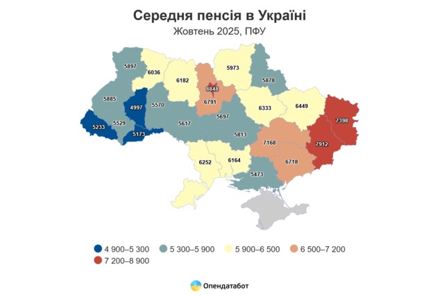 Днепропетровщина —  в тройке областей с самыми большими пенсиями