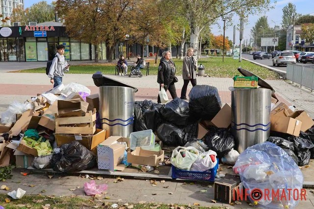 Объяснение от мэрии Днепра относительно уборки мусора