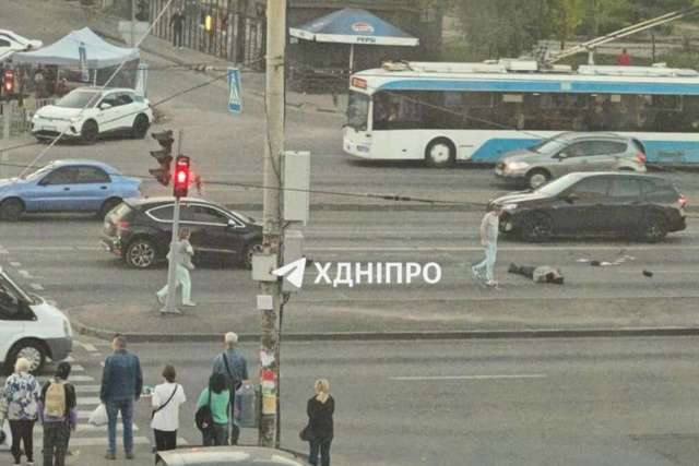 В Днепре на проспекте Слобожанском Citroen сбил пенсионера