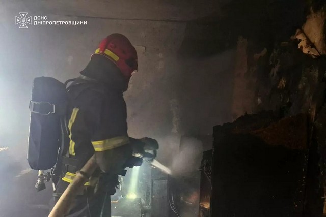 В Днепре во время пожара погиб мужчина