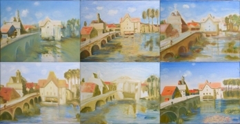 На Днепропетровщине картины Моне и других импрессионистов увидели свет в новом формате