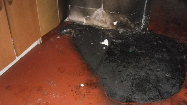 В Каменском горела однокомнатная квартира