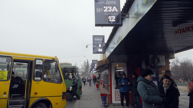 Электронные табло появились на остановке