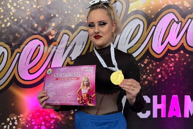 Дніпрянка Ангеліна Філіпчук здобула золото на чемпіонаті з черліденгу