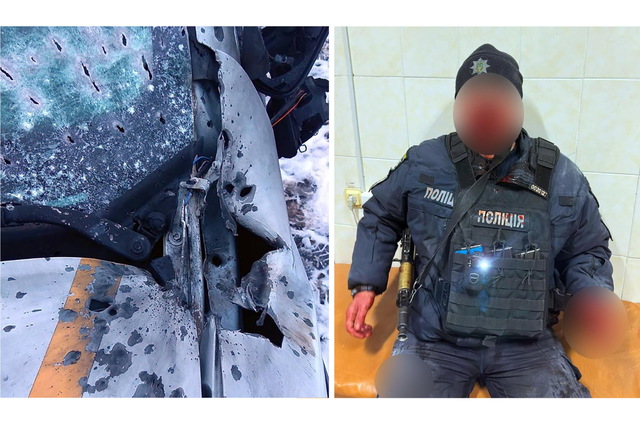 На Дніпропетровщині поліцейський охорони отримав поранення внаслідок ворожого удару FPV-дроном